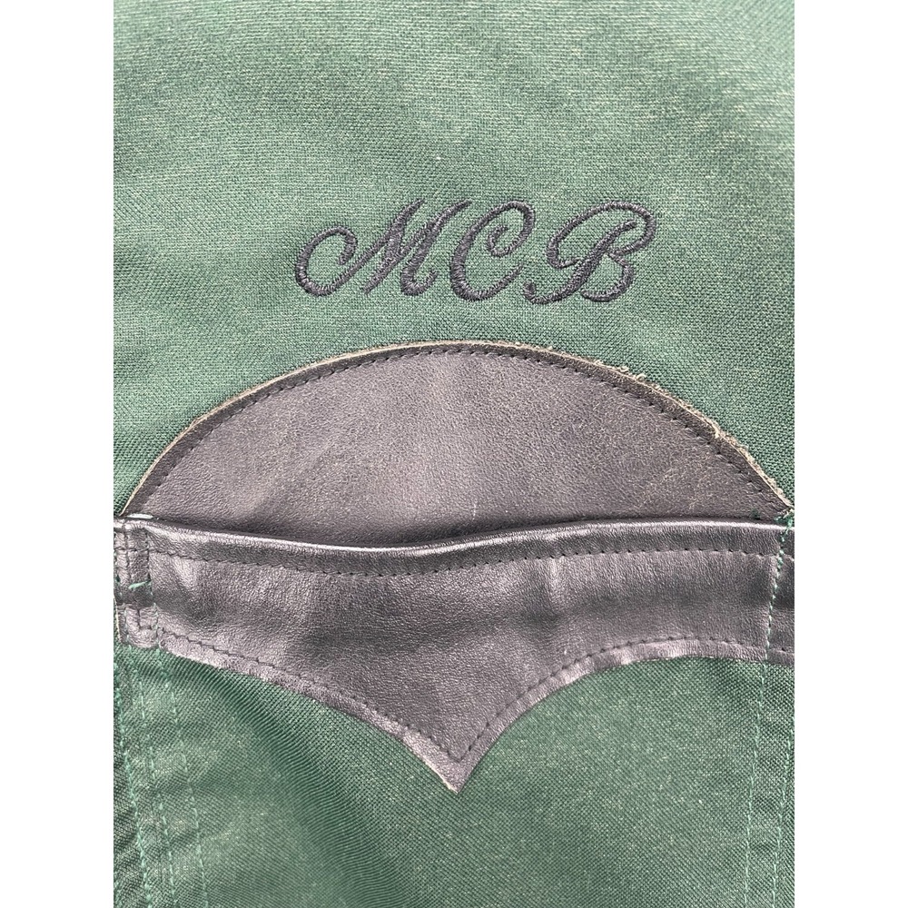 VTG Back Fence Sportswear Shooting Jacket Sz S Green Hunting Made in USA - Picture 3 of 7